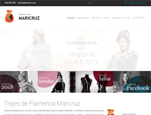 Tablet Screenshot of maricruz.es